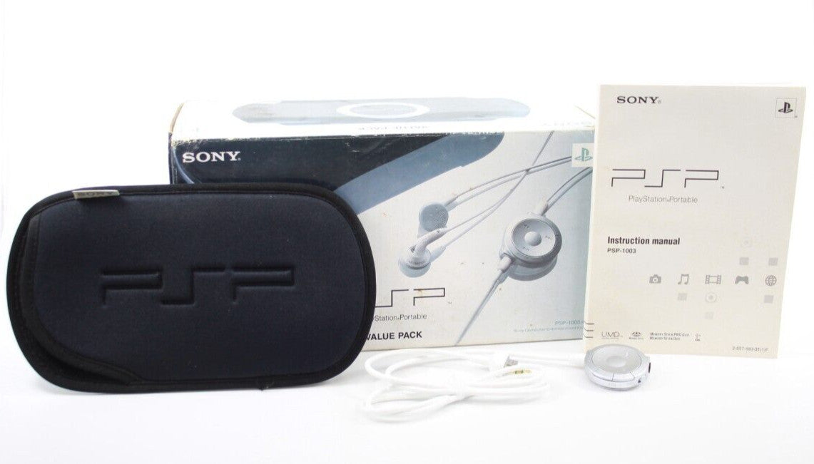Genuine, Official Sony PlayStation Portable (PSP-1003K) Value Pack **BOX ONLY**