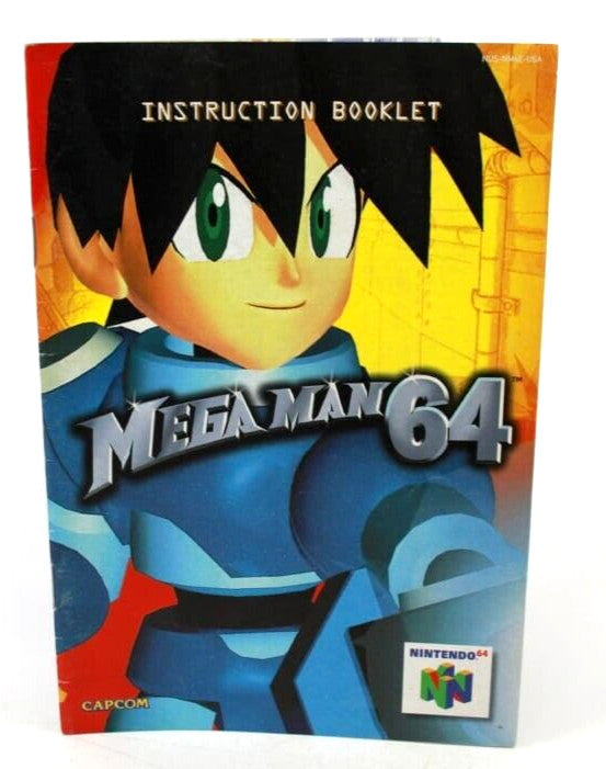 Mega Man 64 USA - Nintendo 64 (N64) ***Manual Only***