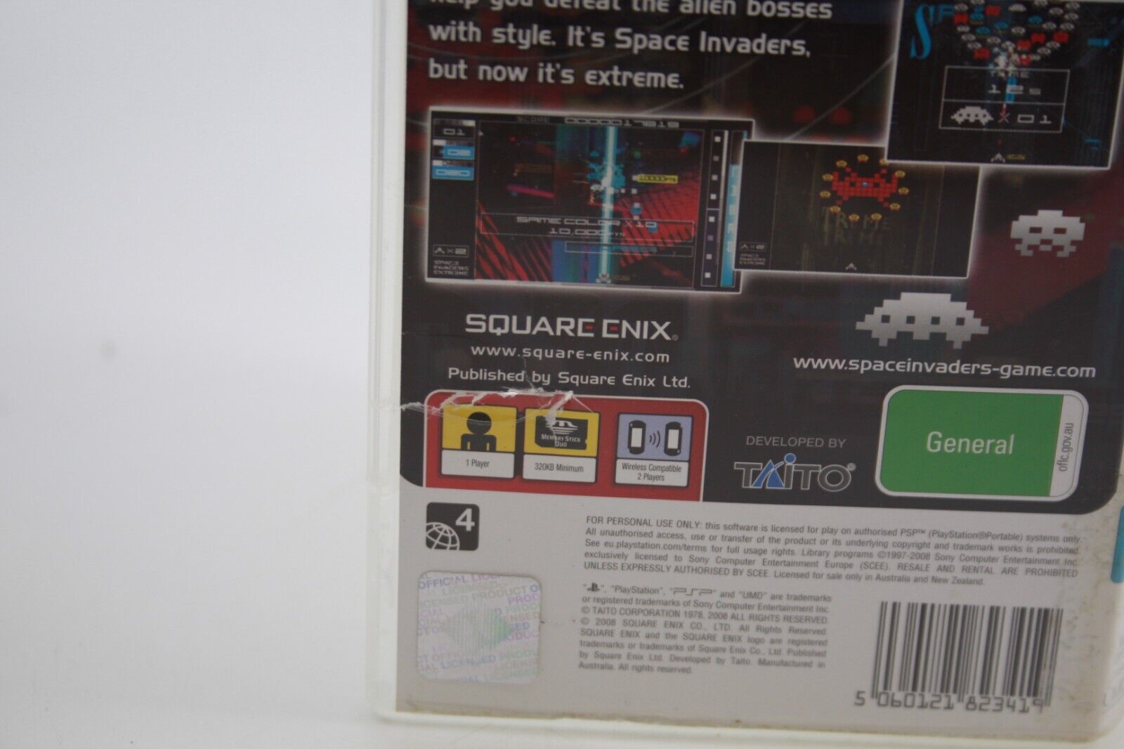 Space Invaders Extreme + Manual - PSP - Free Postage!