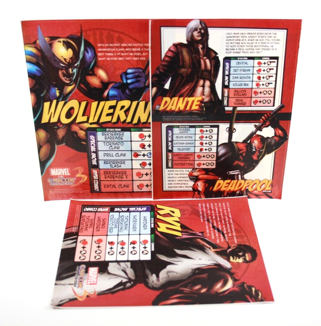 Marvel Vs Capcom 3: Fate of the Worlds Comic Book - DeadPool & Wolverine