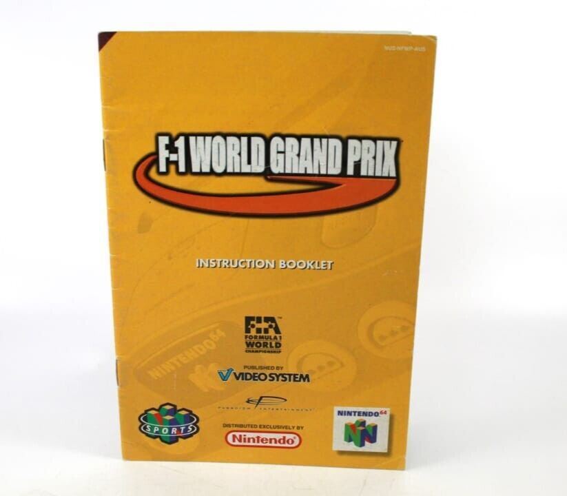F1 World Grand Prix - Nintendo 64 (N64) ***Manual Only***