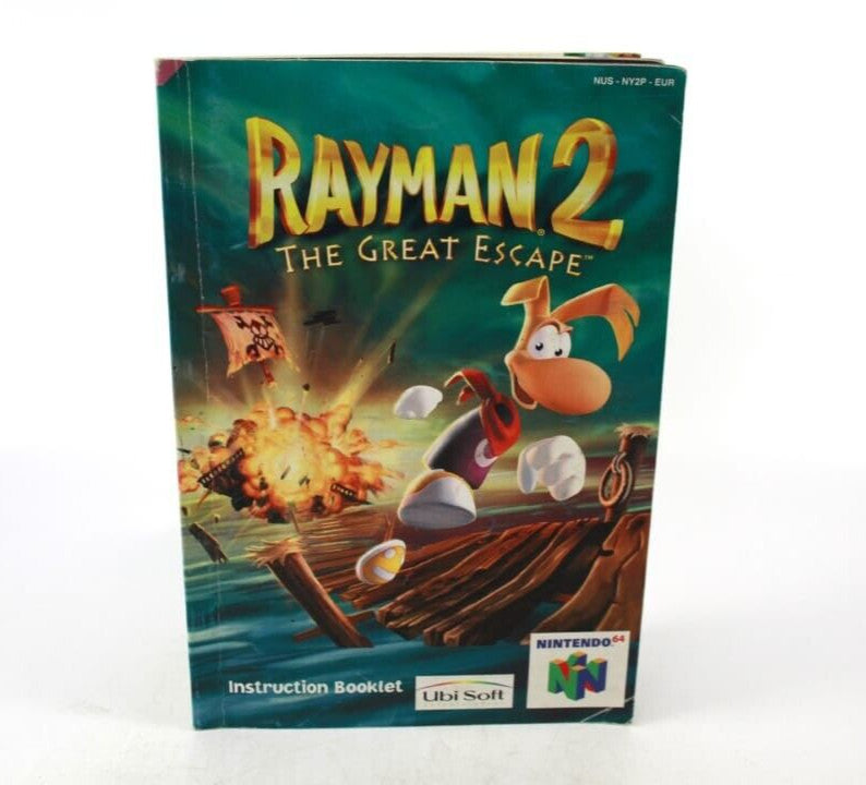 Rayman 2 The Great Escape - Nintendo 64 (N64) ***Manual Only***