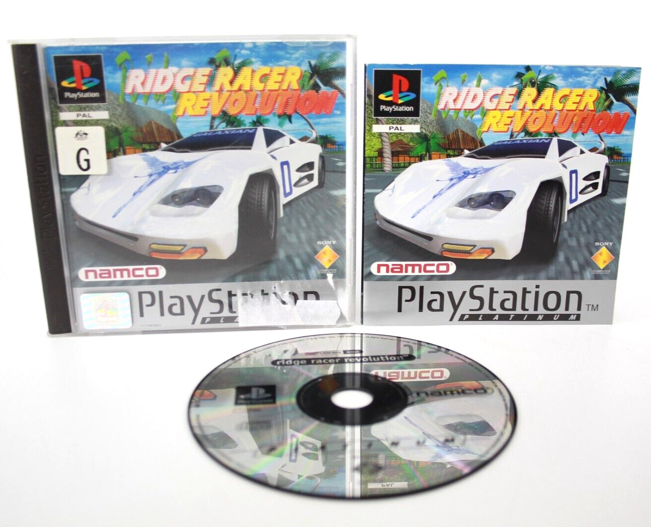 Ridge Racer Revolution + Manual - PS1 - Tested & Working - Free Postage