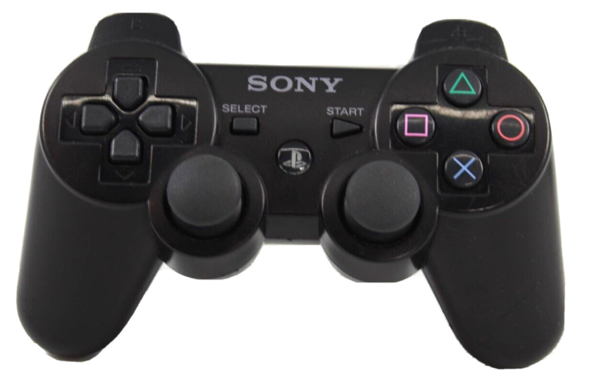 Official Playstation 3 Controller Dualshock3 Ps3 Wireless -Black - TESTED WORKS!