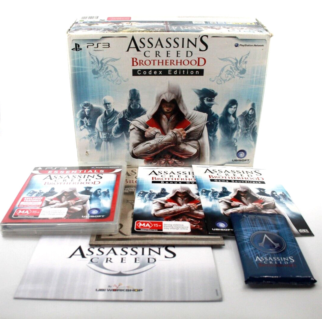 Assassin's Creed Brotherhood Codex Edition Sony PlayStation 3 (PS3) w/ WARRANTY