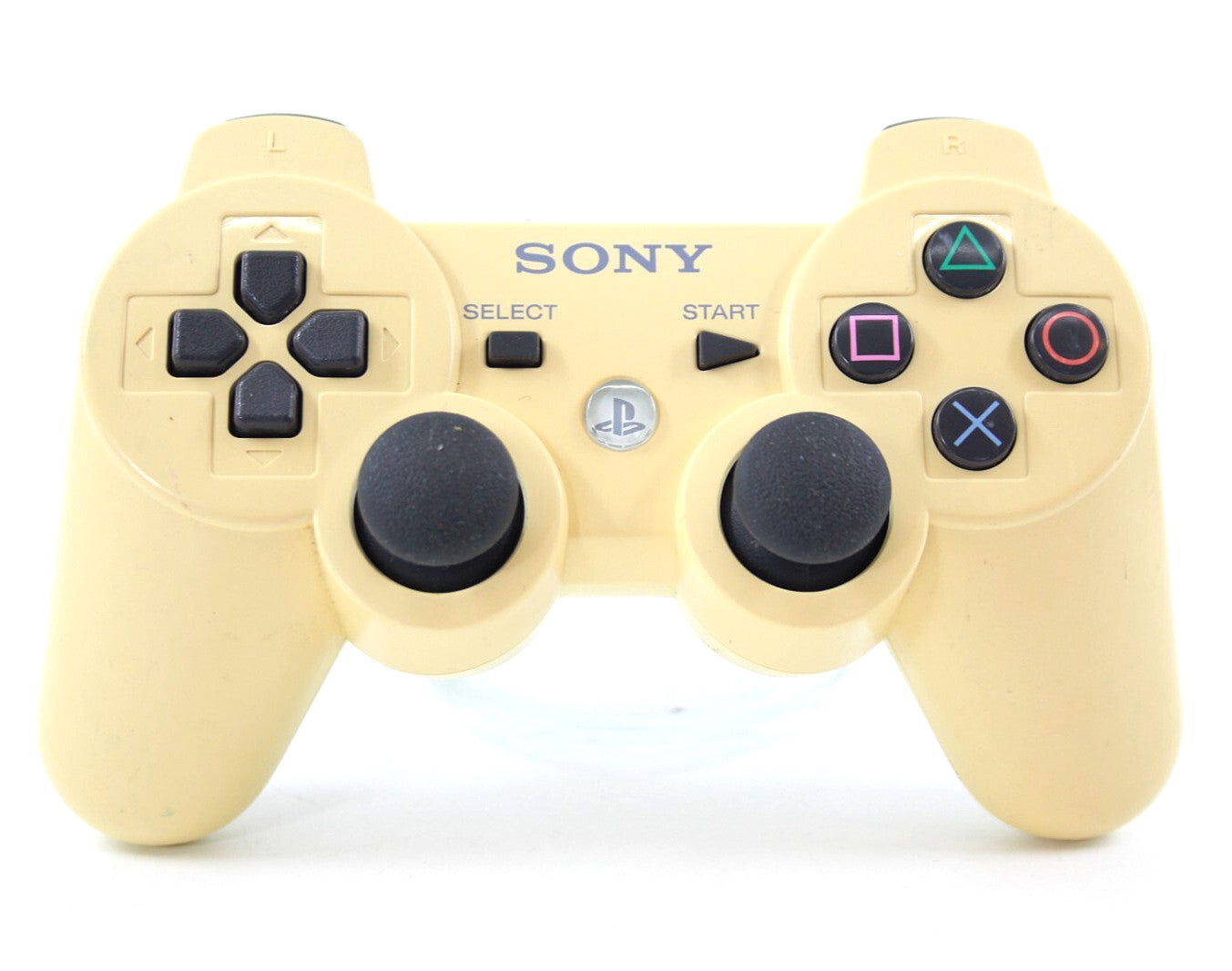 Official Playstation 3 Controller Dualshock3 PS3 Wireless - White *COS Yellowed*