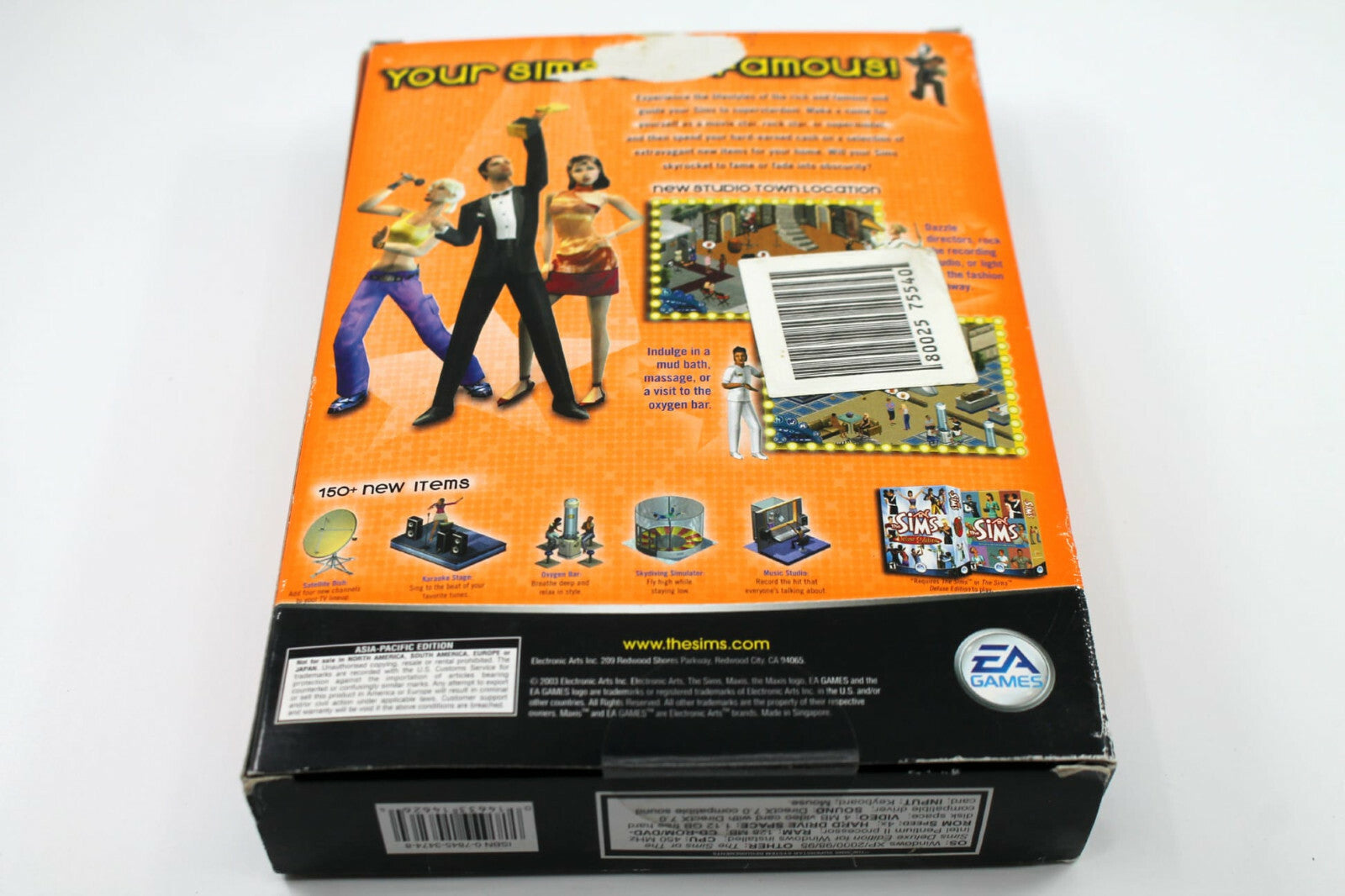 The Sims: Superstar Expansion Pack game for PC/Windows - BOXED