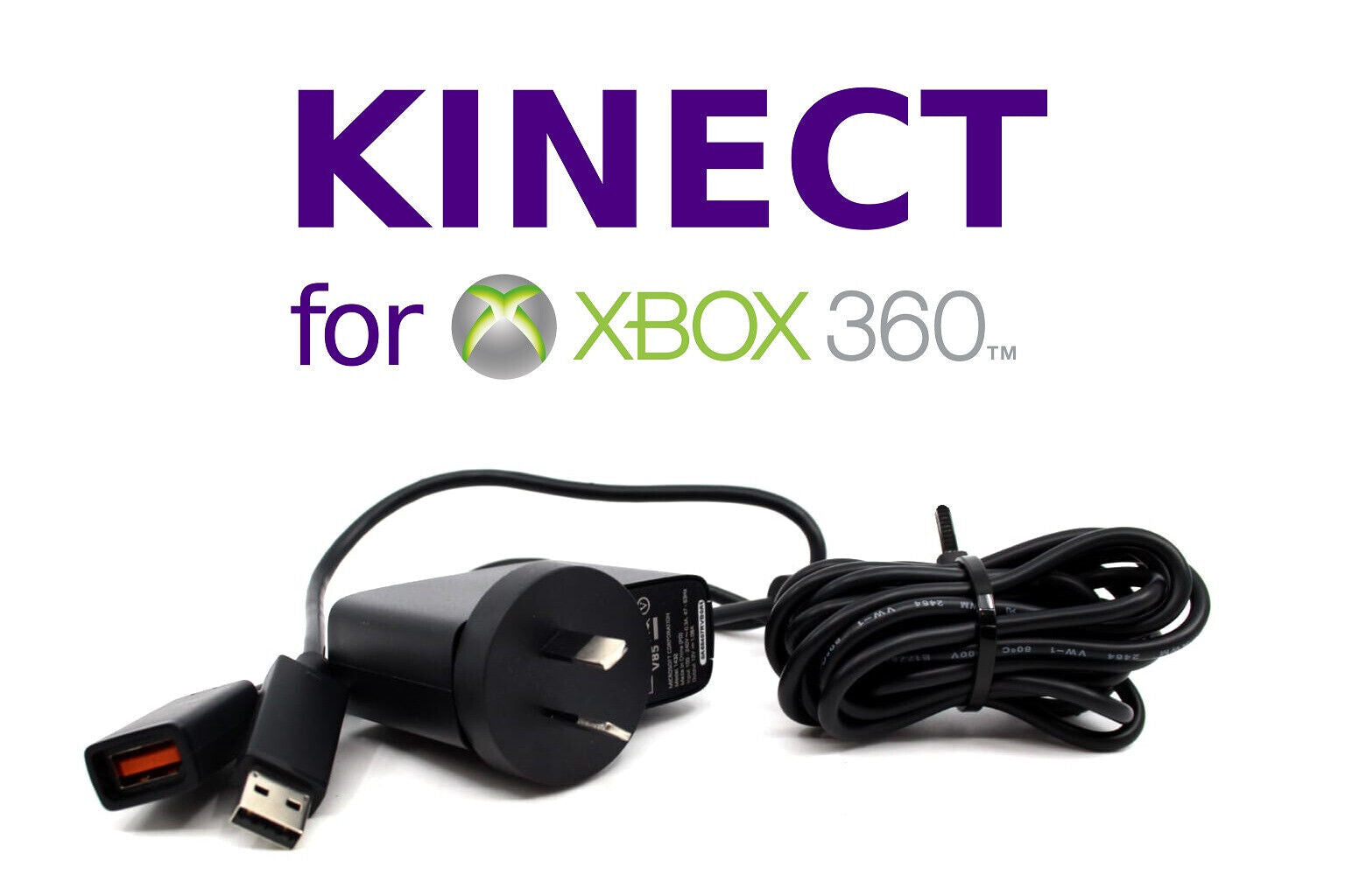 Genuine, Official Power Supply Adapter for Xbox 360 Kinect (Model 1432, AU Plug)