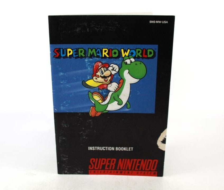 Super Mario World - USA Super Nintendo (SNES) ***Manual Only***