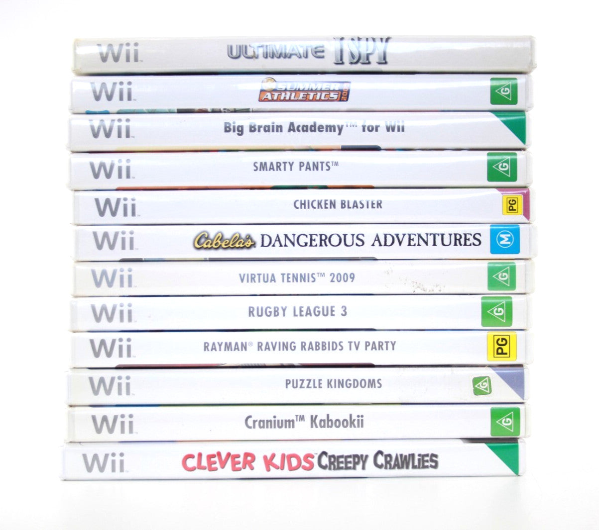 x12 Nintendo Wii Video Game Bundle Lot (12 Games)