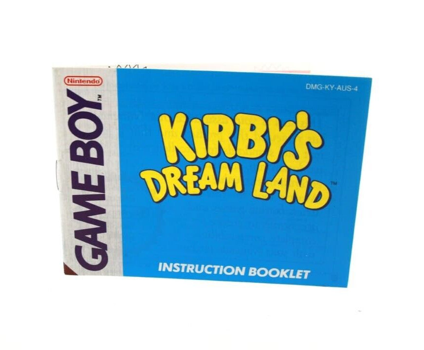 Kirby's Dream Land - (Nintendo Game Boy) ***Manual Only***