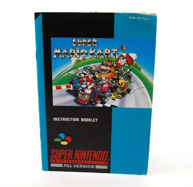 Super Mario Kart - Super Nintendo (SNES) ***Manual Only***