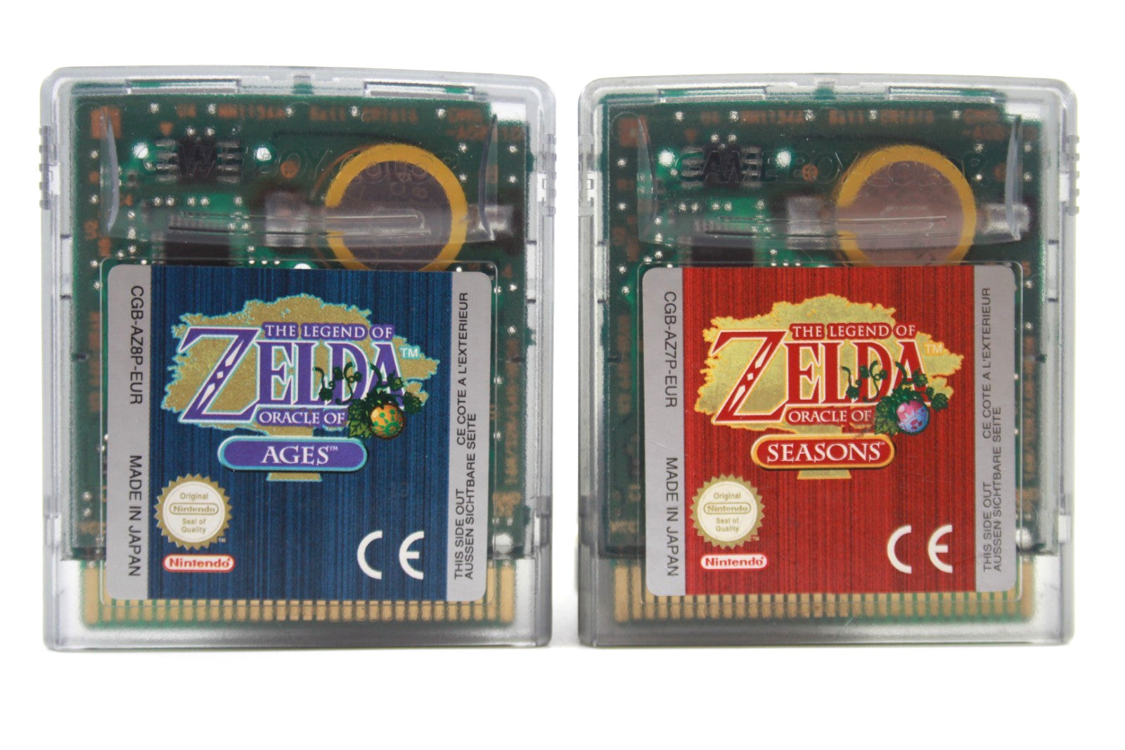 The Legend of Zelda: Oracle of Ages + Seasons - Nintendo Game Boy Color (NSB)