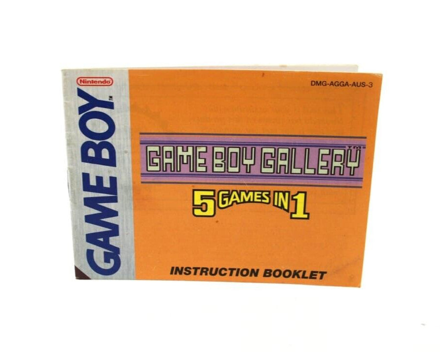 Gameboy Gallery 5 Games in 1 - (Nintendo Game Boy) ***Manual Only***