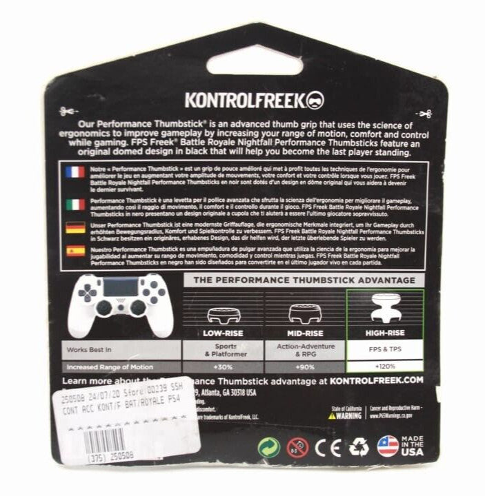 Kontrolfreek FPS Freek Battle Royale Nightfall for PlayStation 4 (PS4)