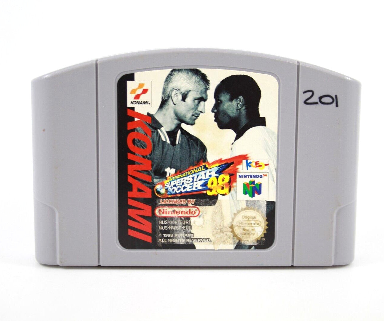 International Superstar Soccer 98 - Nintendo 64 (VHS EX Rental) - WITH WARRANTY