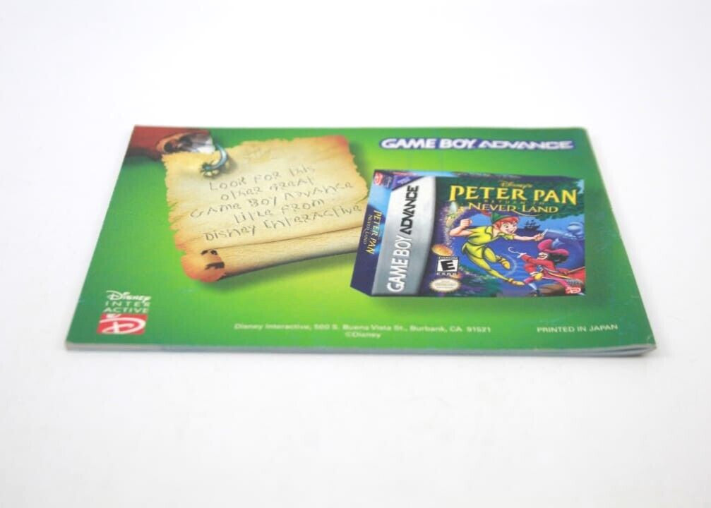 Disney’s Lilo & Stitch - Nintendo Game Boy Advance (GBA) **MANUAL ONLY**