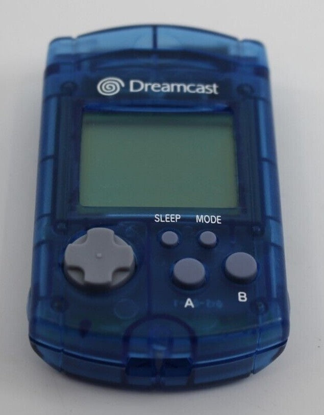 Official Sega Dreamcast Visual Memory Unit System VMU HKT-7000 Blue TESTED