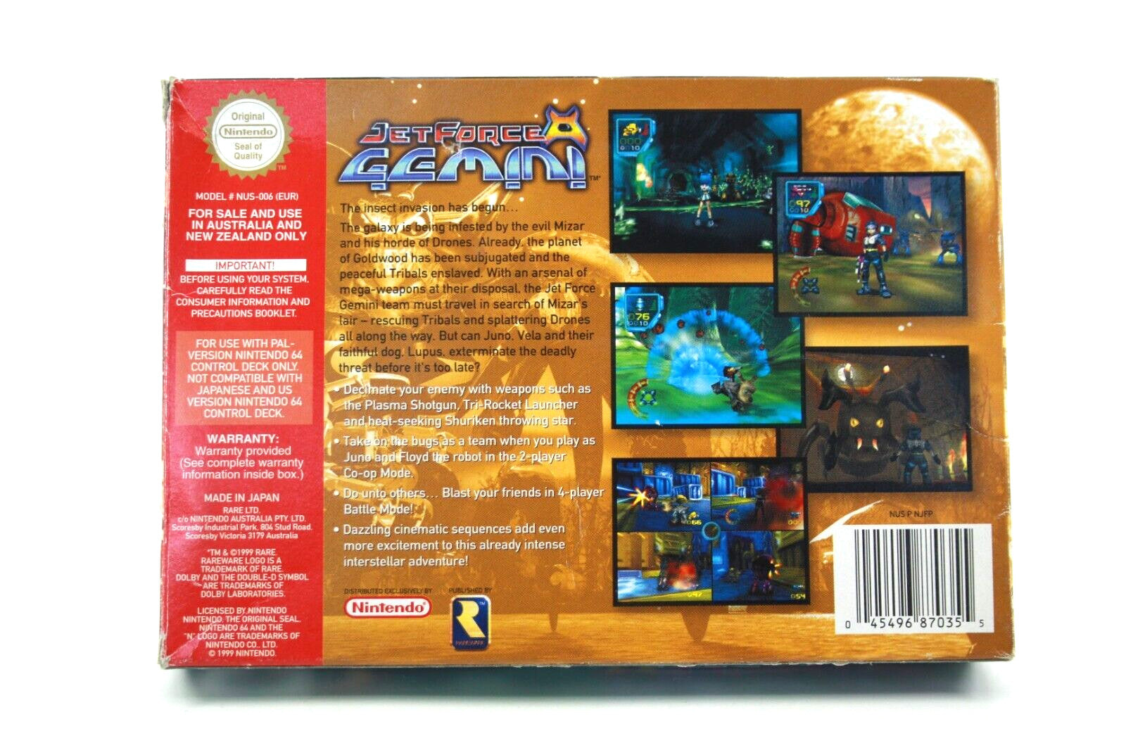 Jet Force Gemini - Nintendo 64 (N64) - WITH WARRANTY