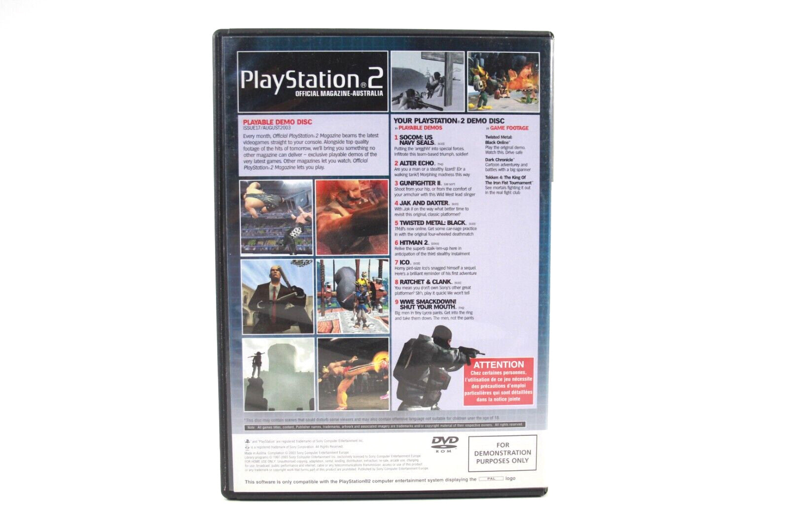 Official PlayStation 2 Magazine UK Issue 17 Demo Disc - PlayStation 2 (PS2)