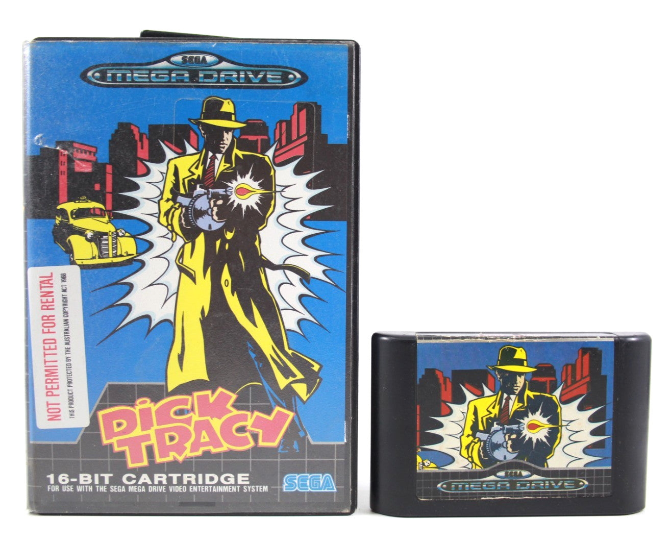 SEGA MEGA DRIVE - Dick Tracy / Jeu MD - Version AUS PAL EUR 72,27 - FR