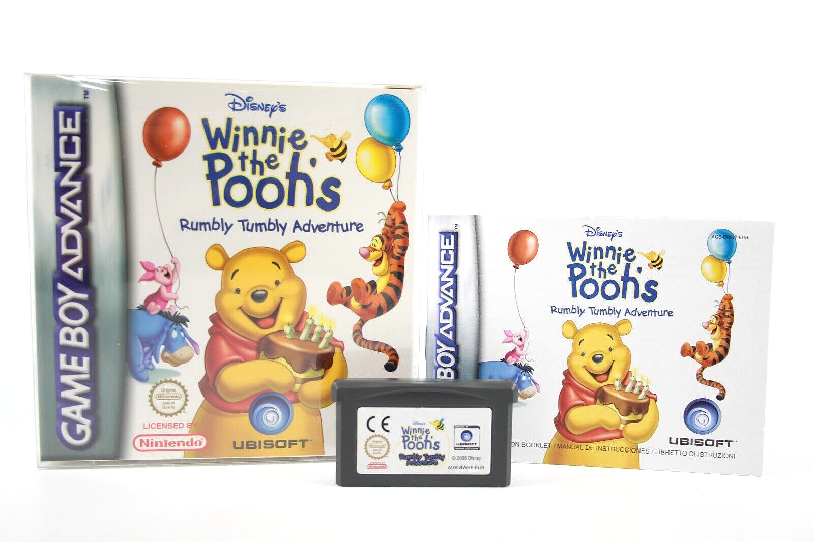 Winnie the Pooh's Rumbly Tumbly Adventure - Nintendo Game Boy Advance GBA BOXED