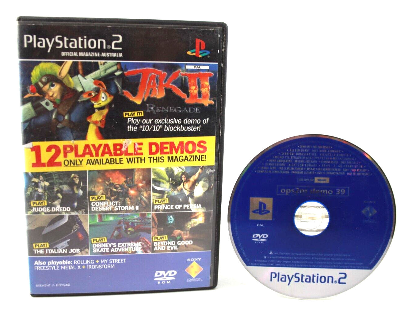 PlayStation 2 (PS2) ops2m 39 DEMO DISC PS2 Magazine Australia