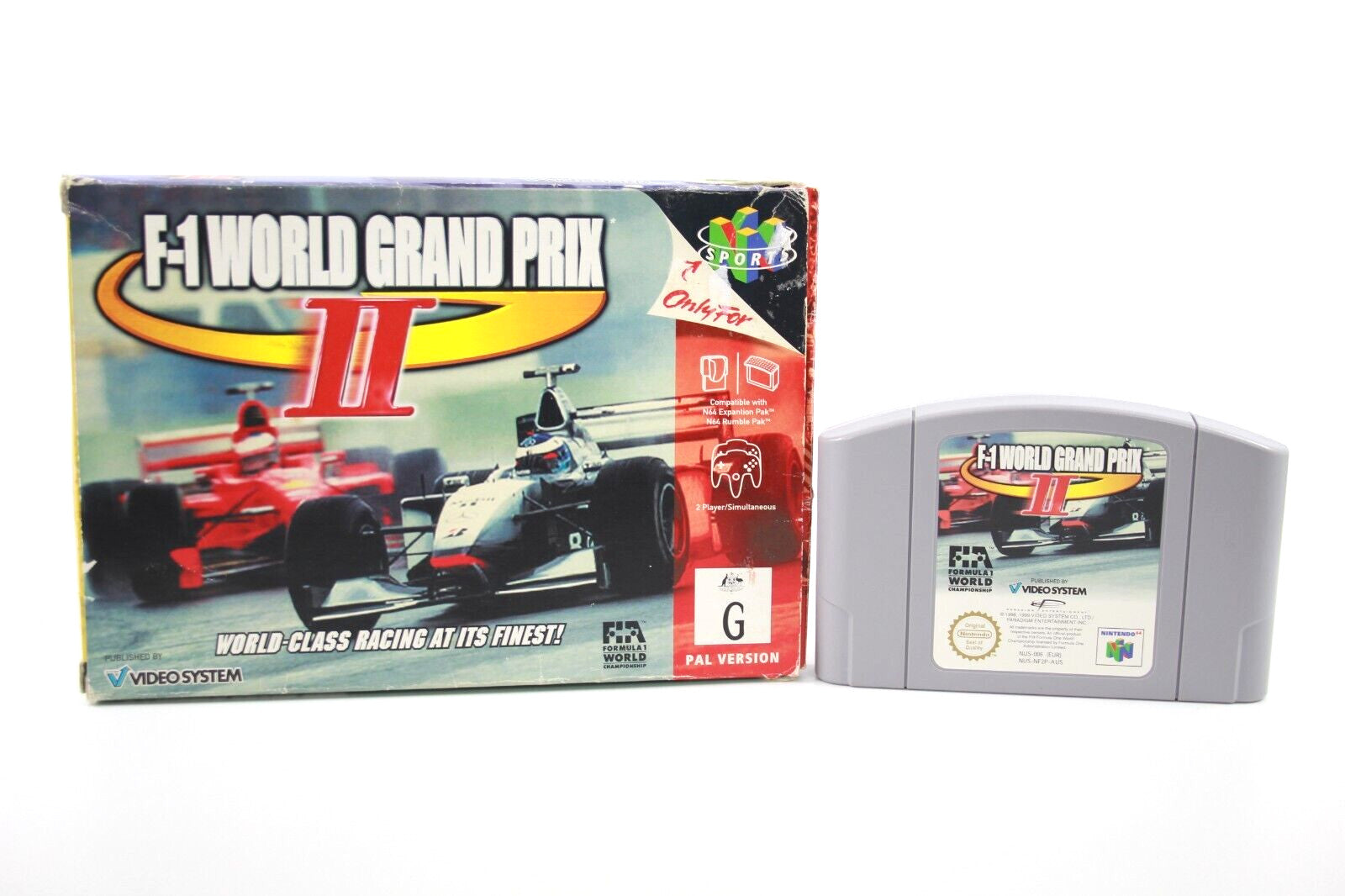 F-1 World Grand Prix II - Nintendo 64 (N64) - WITH WARRANTY