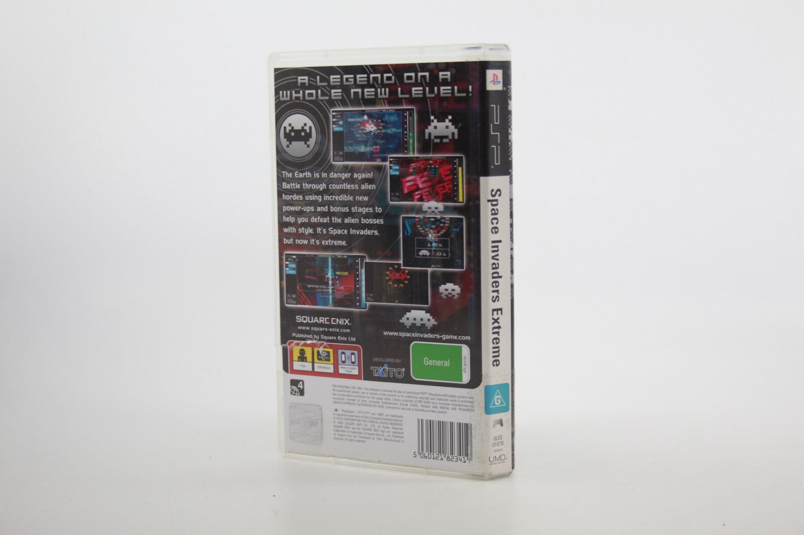 Space Invaders Extreme + Manual - PSP - Free Postage!