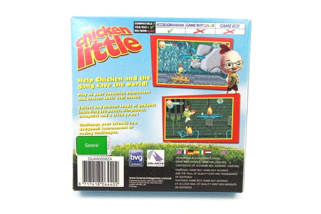 Chicken Little - Nintendo Game Boy Advance (GBA) *BOX ONLY*