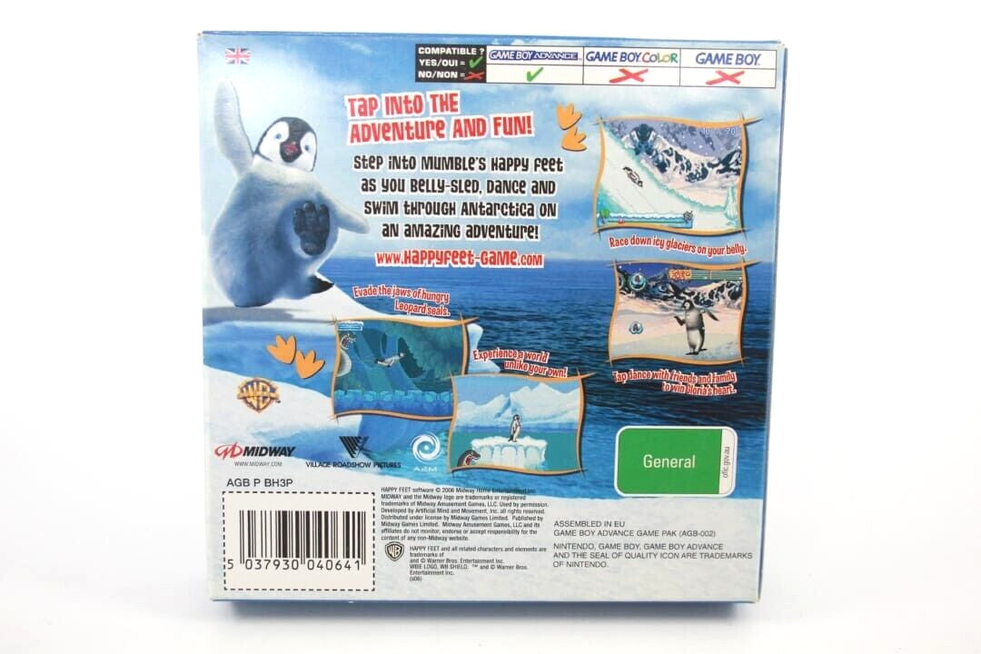 Happy Feet - Nintendo Game Boy Advance (GBA) *BOX ONLY*