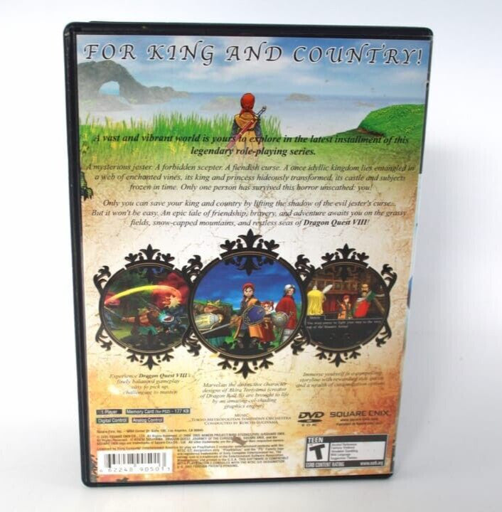 Dragon Quest VIII: The Journey Of The Cursed King *CASE ONLY* PlayStation 2 NTSC