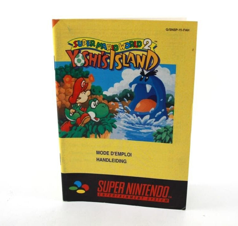 Super Mario World 2 Yoshi's Island - FRENCH Super Nintendo (SNES)**Manual Only**
