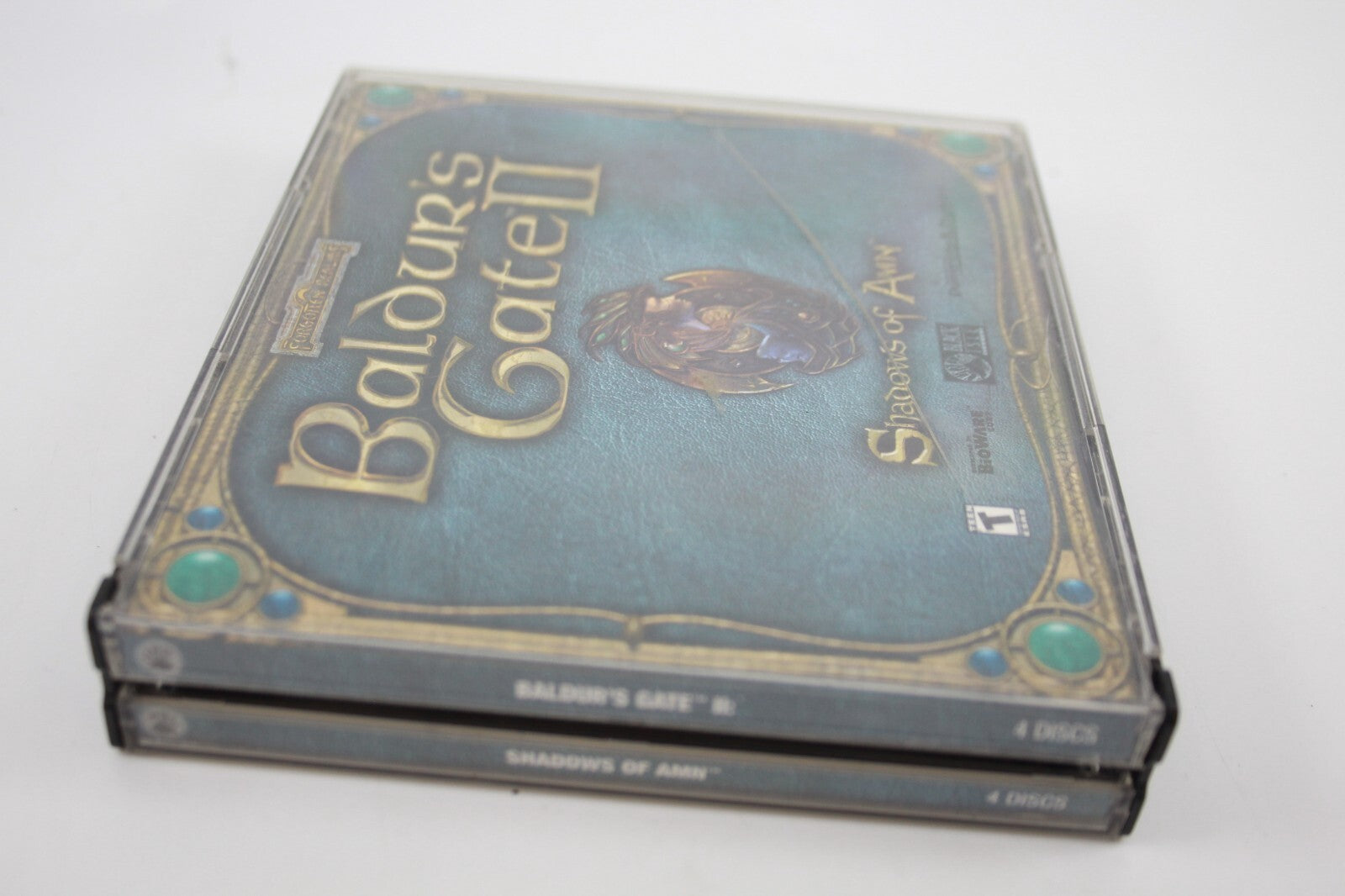 Baldur's Gate 2 II: Shadows of Amn 4 Disc Set Forgotten Realms PC 2000s