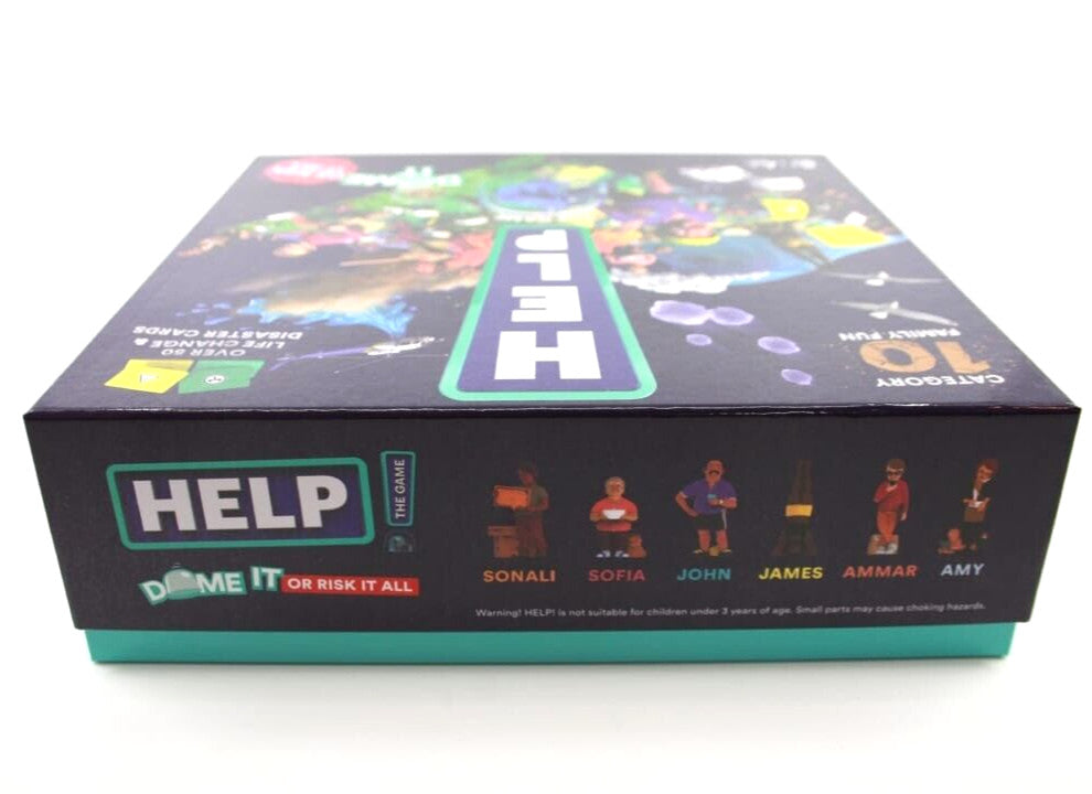 Help The Game: Dome It Or Risk It All - Board Game