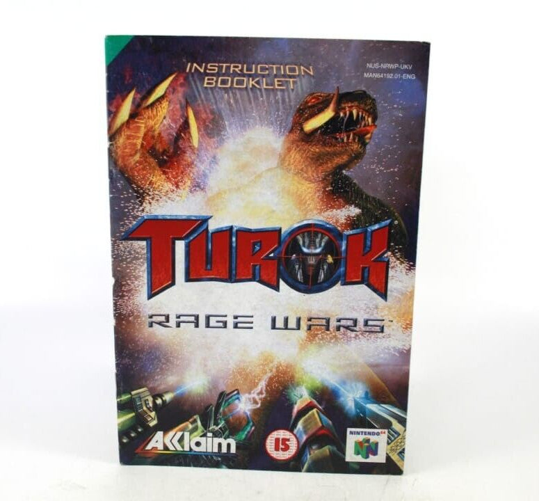 Turok Rage Wars - Nintendo 64 (N64) ***Manual Only***