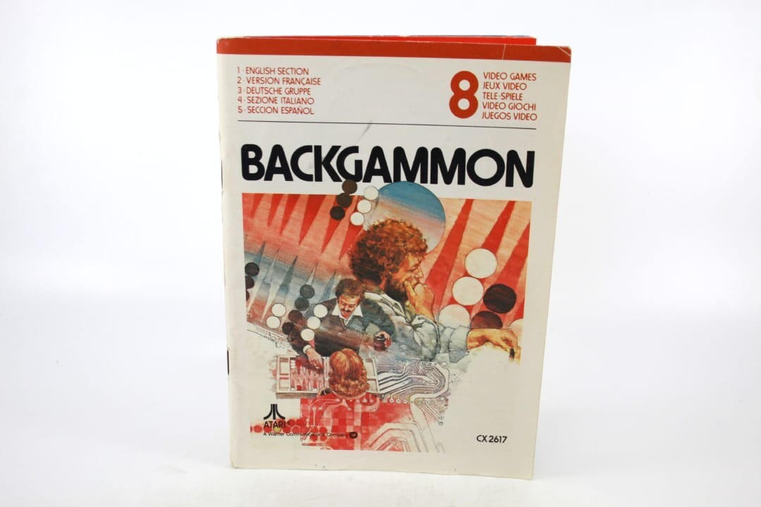 Backgammon - ATARI 2600 ***Manual Only***