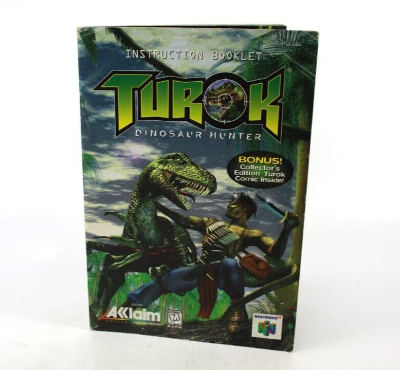 Turok Dinosaur Hunter - USA Nintendo 64 (N64) ***Manual Only***