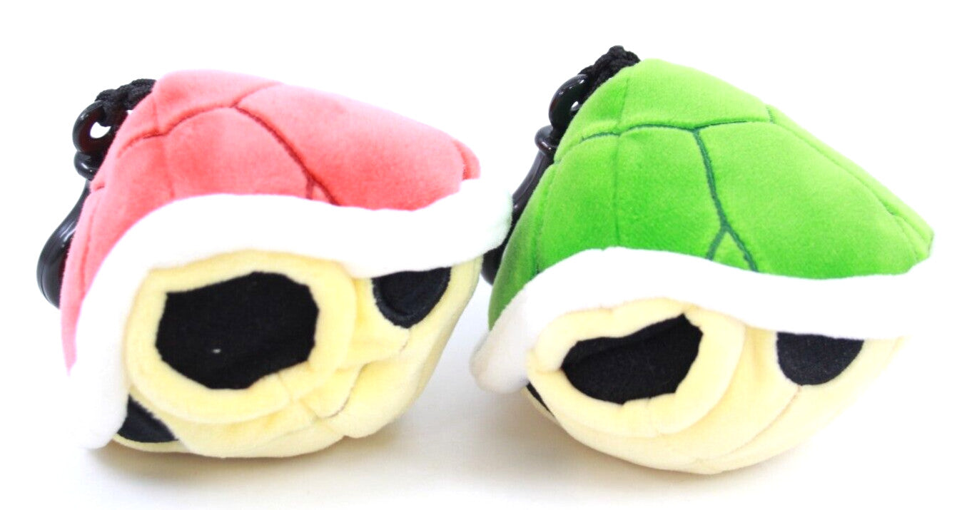 Nintendo Mario Kart Green & Red Shell Keyring