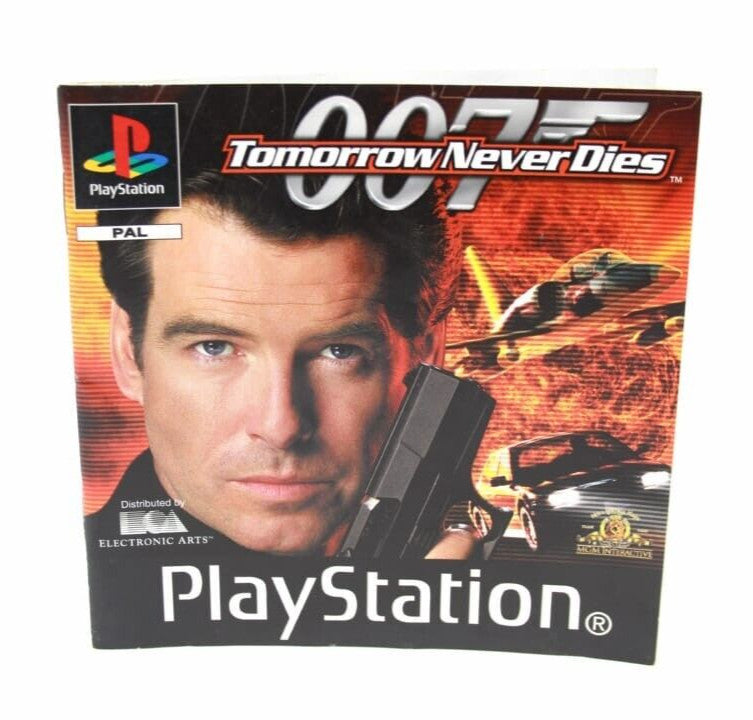 007 Tomorrow Never Dies - Sony PlayStation 1 (PS1) **MANUAL ONLY**
