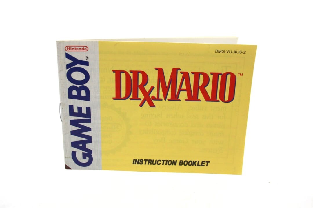 Dr Mario - (Nintendo Game Boy) ***Manual Only***