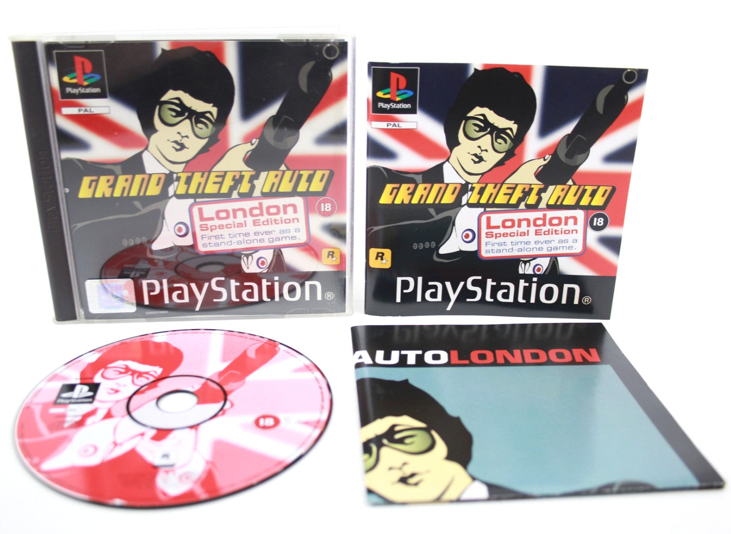Grand Theft Auto London Special Edition + Manual/Map - PlayStation 1 (PS1)