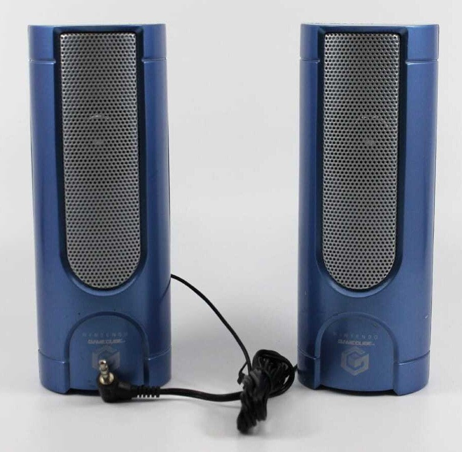 Official Nintendo Gamecube Cassette AM/FM Speakers ONLY - TESTED WORKING -