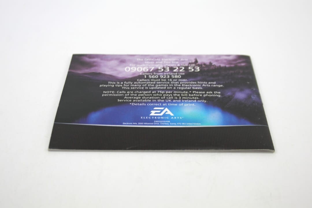 Harry Potter Philosopher's Stone - Nintendo Game Boy Color (GBC) *MANUAL ONLY*