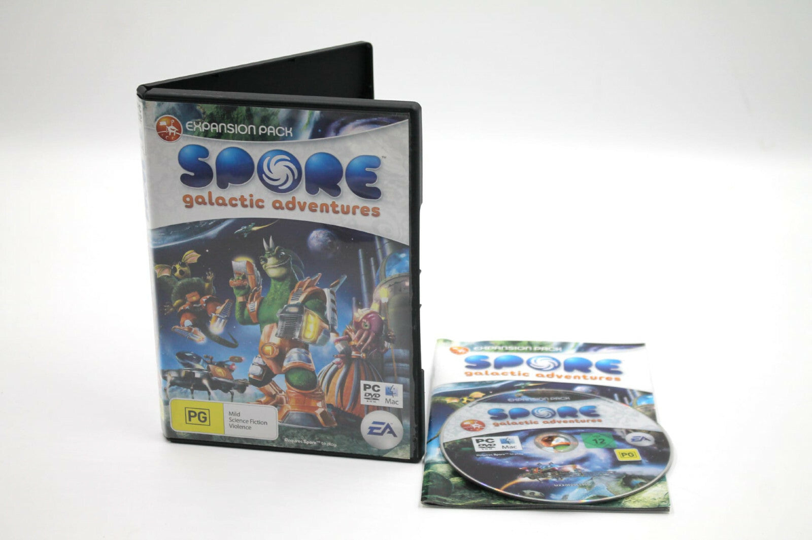 Spore Galactic Adventures Expansion Pack game for PC/Windows