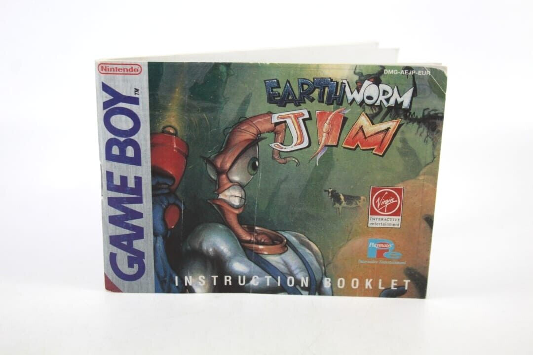 Earthworm Jim - Nintendo Game Boy (GB) **MANUAL ONLY**