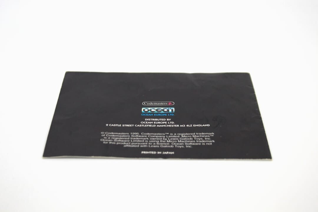 Micro Machines 2 - Nintendo Game Boy (GB) **MANUAL ONLY**