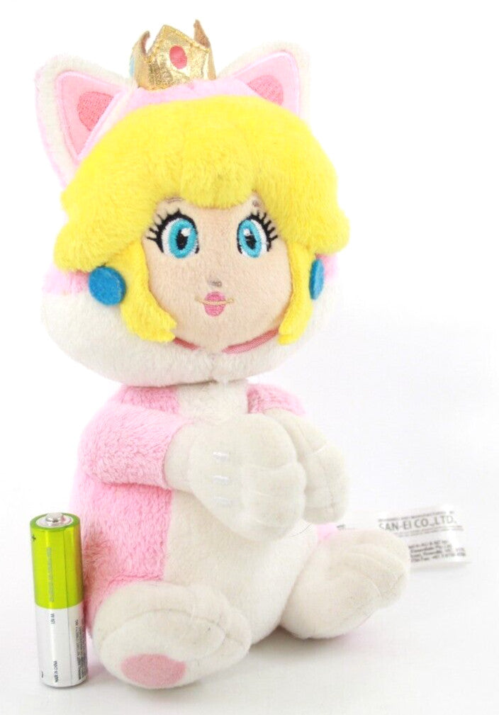 Super Mario 3D World Plush Cat Peach 2015
