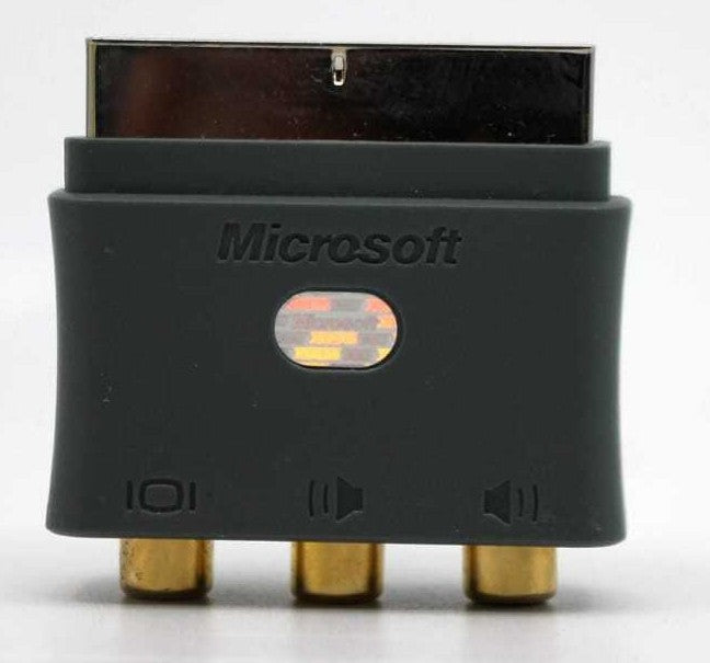 Official Microsoft Xbox 360 Audio Adapter RCA Optic Out Audio Plug
