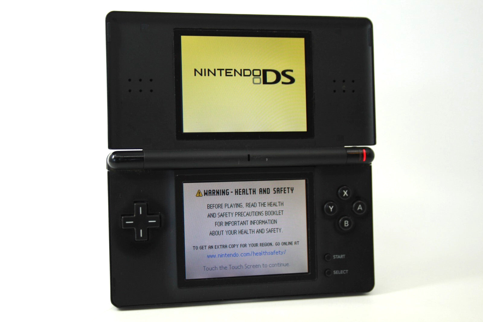 Nintendo DS Lite Console + USB Charging Cable - YELLOWED SCREEN - CHOOSE COLOUR